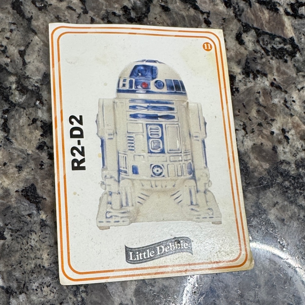 Star Wars R2-D2 Card in Blue and White - Picture 4 of 4